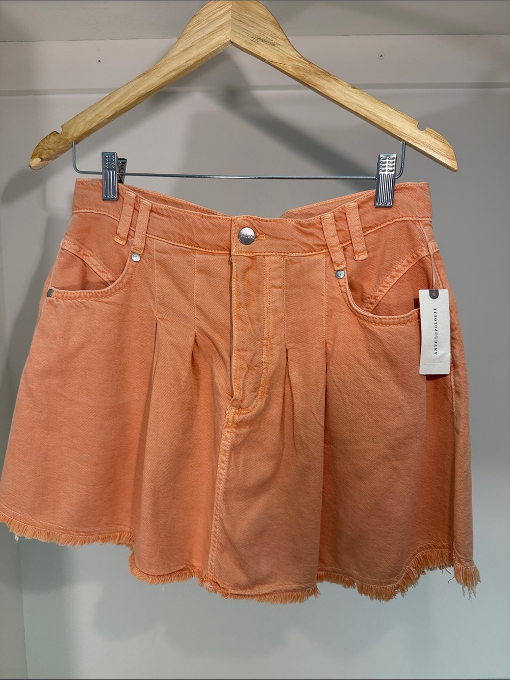 BRAND NEW Pilcro Peach Mini Skirt Size 8